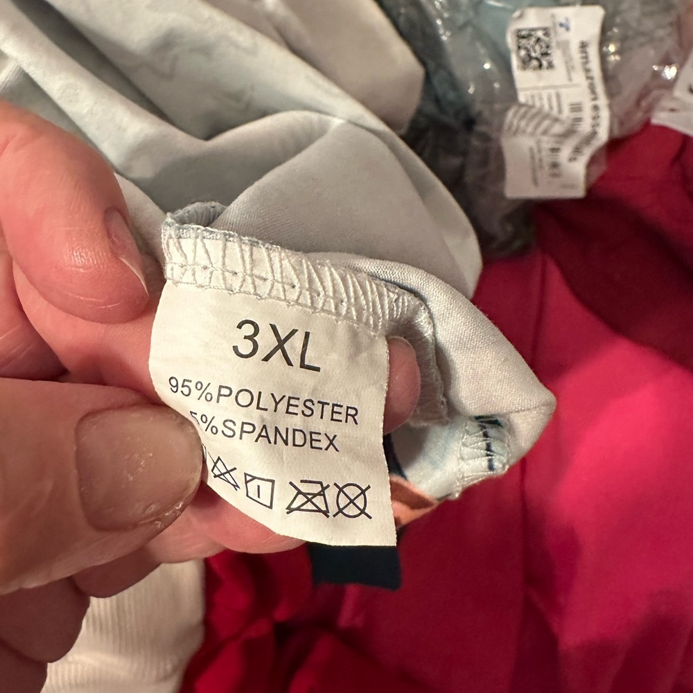 3XL Light Gray Polyester Spandex Dressy tank top - Picture 3 of 3